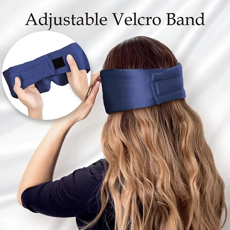 Silk Sleep Mask for Total Light Blocking and Comfortable Rest - 2