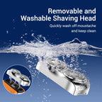 Portable Mini Electric Shaver with Digital Display