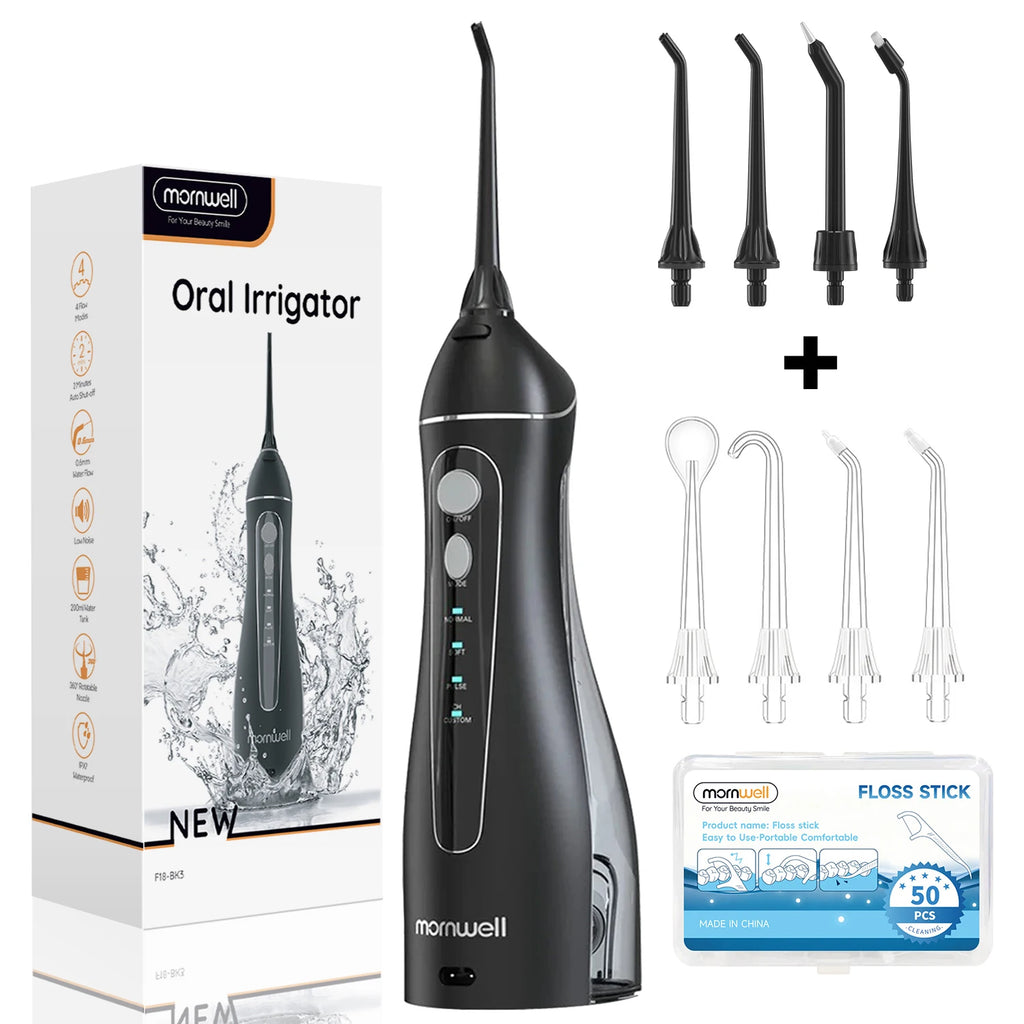 Portable Cordless Water Flosser for Teeth and Gum Health