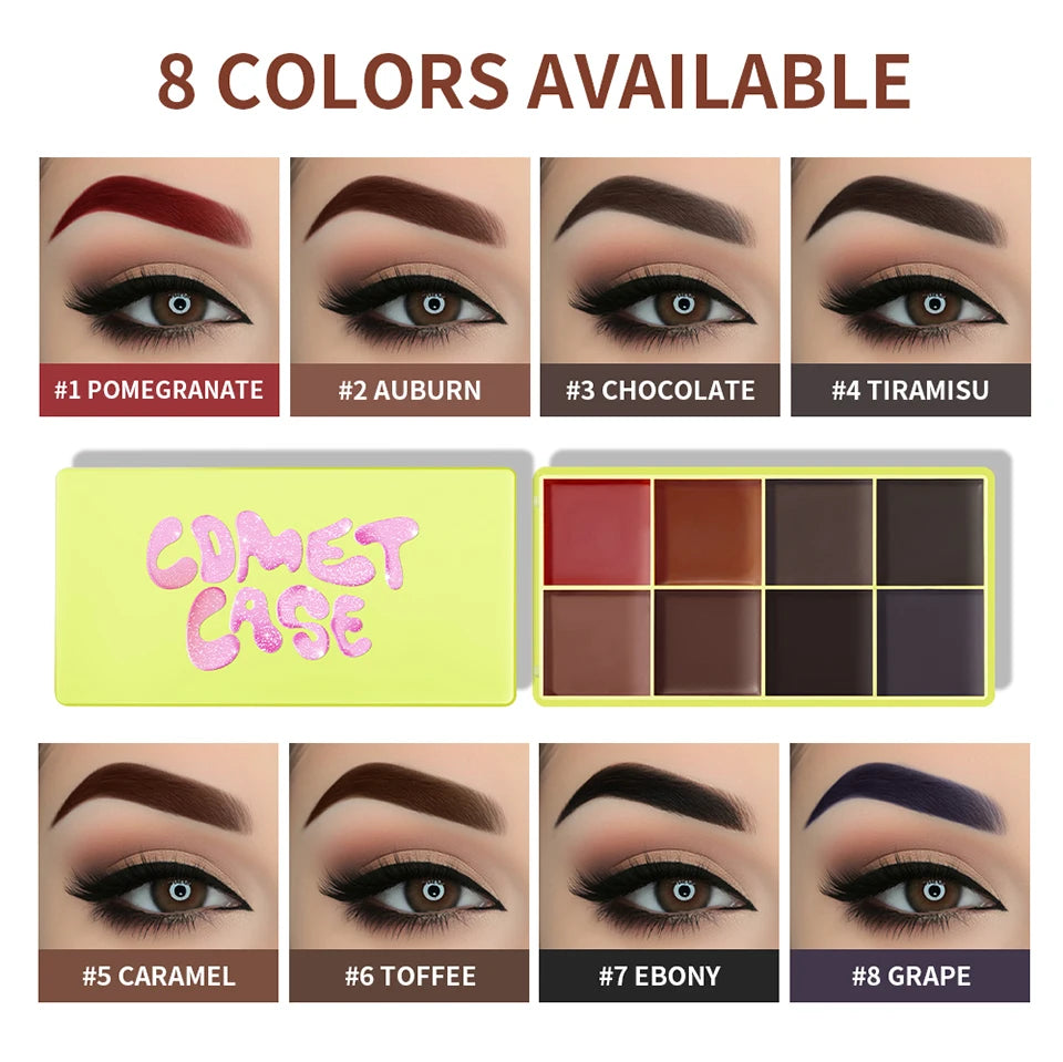 8-Color Cream Highlighter and Contouring Palette