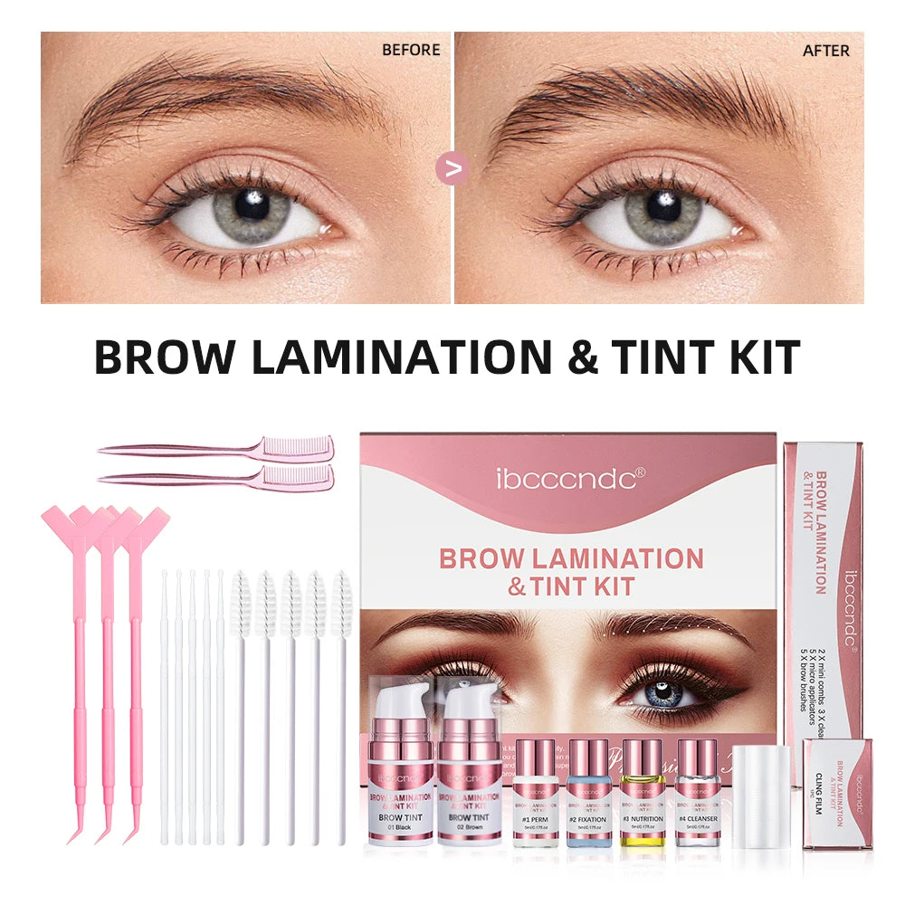 Professional Eyelash and Eyebrow Lift and Tint Kit