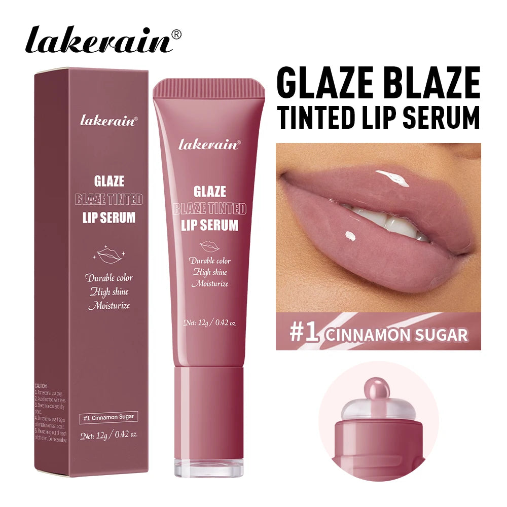 Tinted Hydrating Lip Serum for Plump Glossy Lips