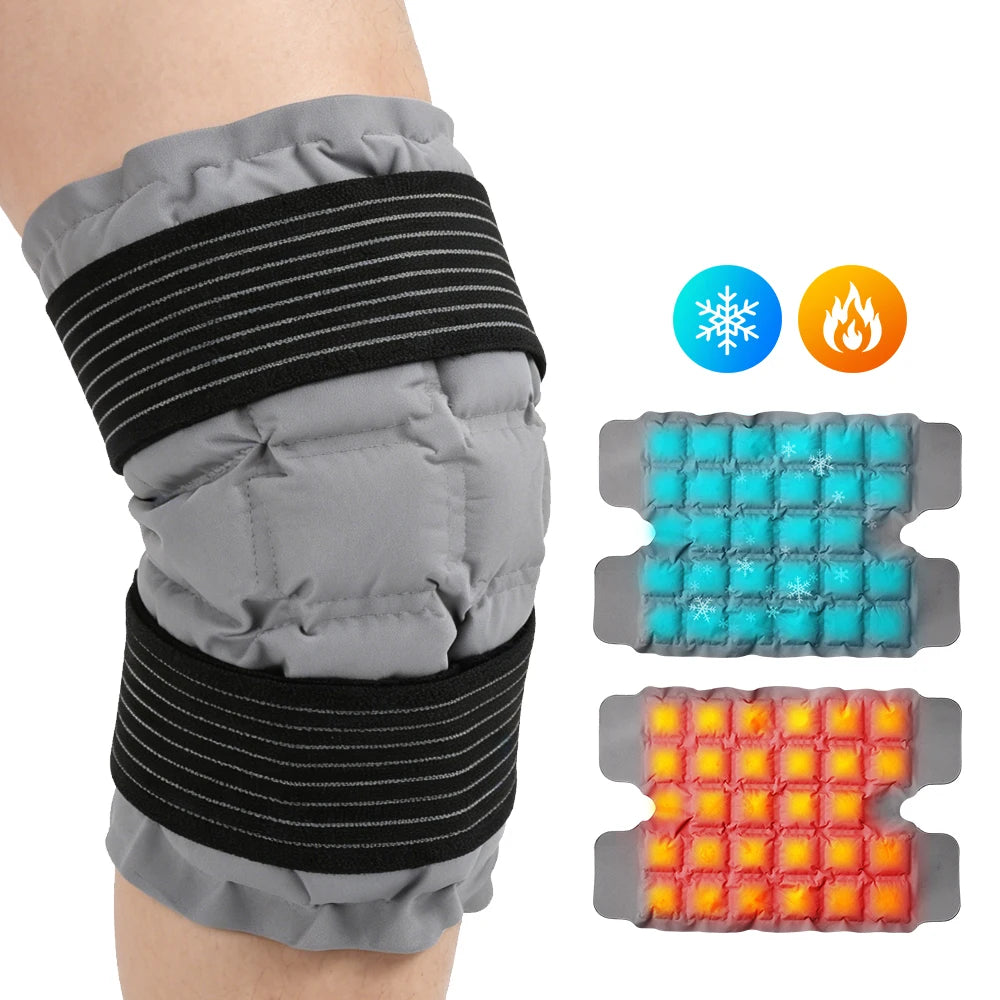 Reusable Hot and Cold Knee Ice Pack Wrap