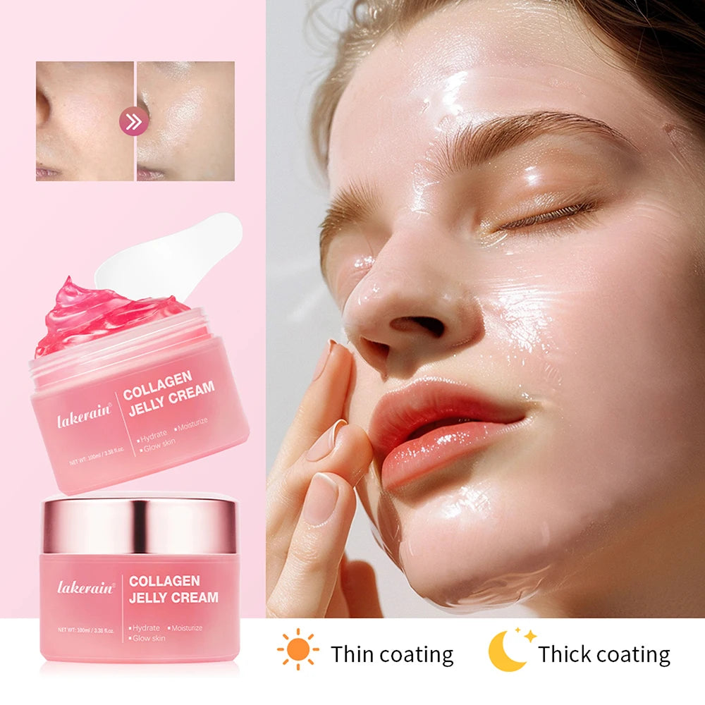 Hydrating Collagen Jelly Face Cream for Firming and Moisturizing - 1