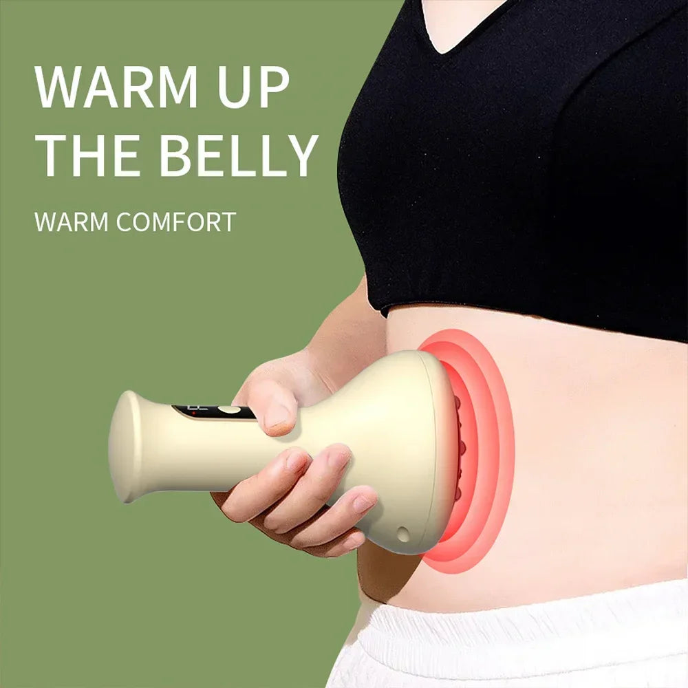 Electric Cordless Body Massager for Hot Compress and Cupping Therapy