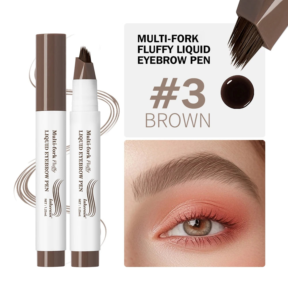 Waterproof Multi-Fork Liquid Eyebrow Pen - 21