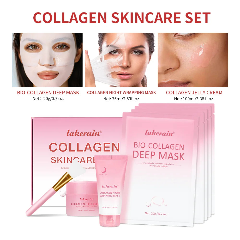 Collagen Skincare Set for Deep Nourishment and Radiant Repair