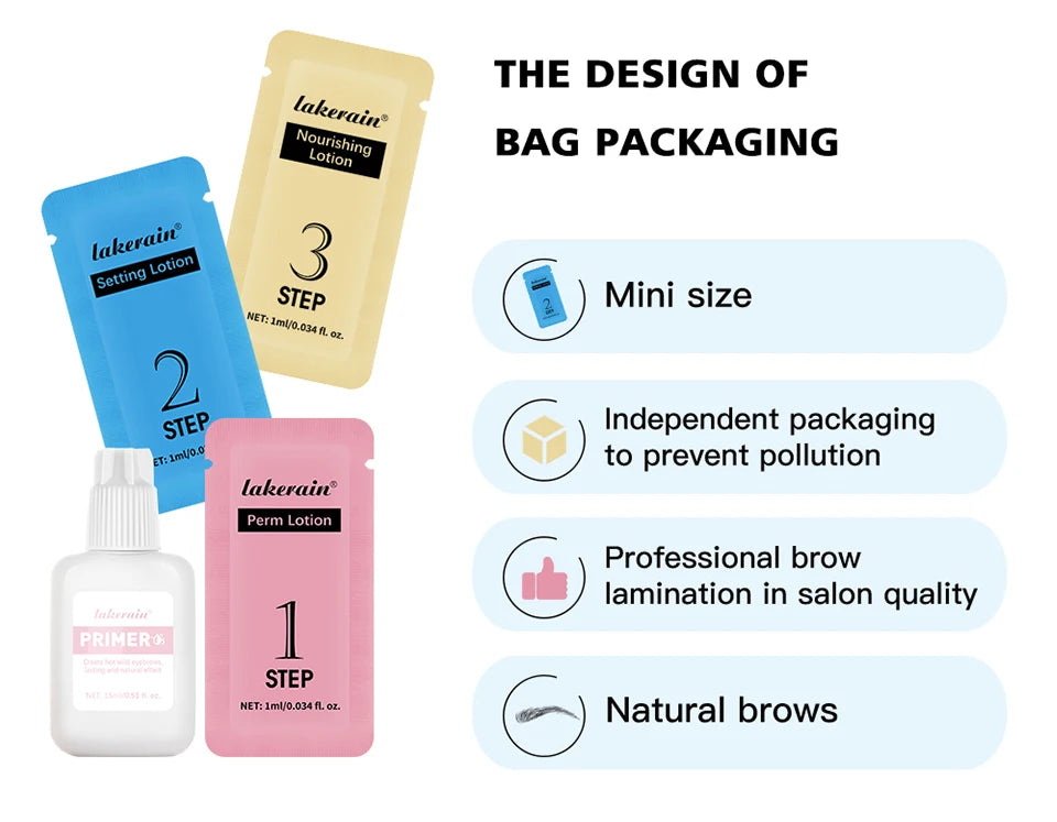 Professional Eyebrow Lamination and Shaping Kit