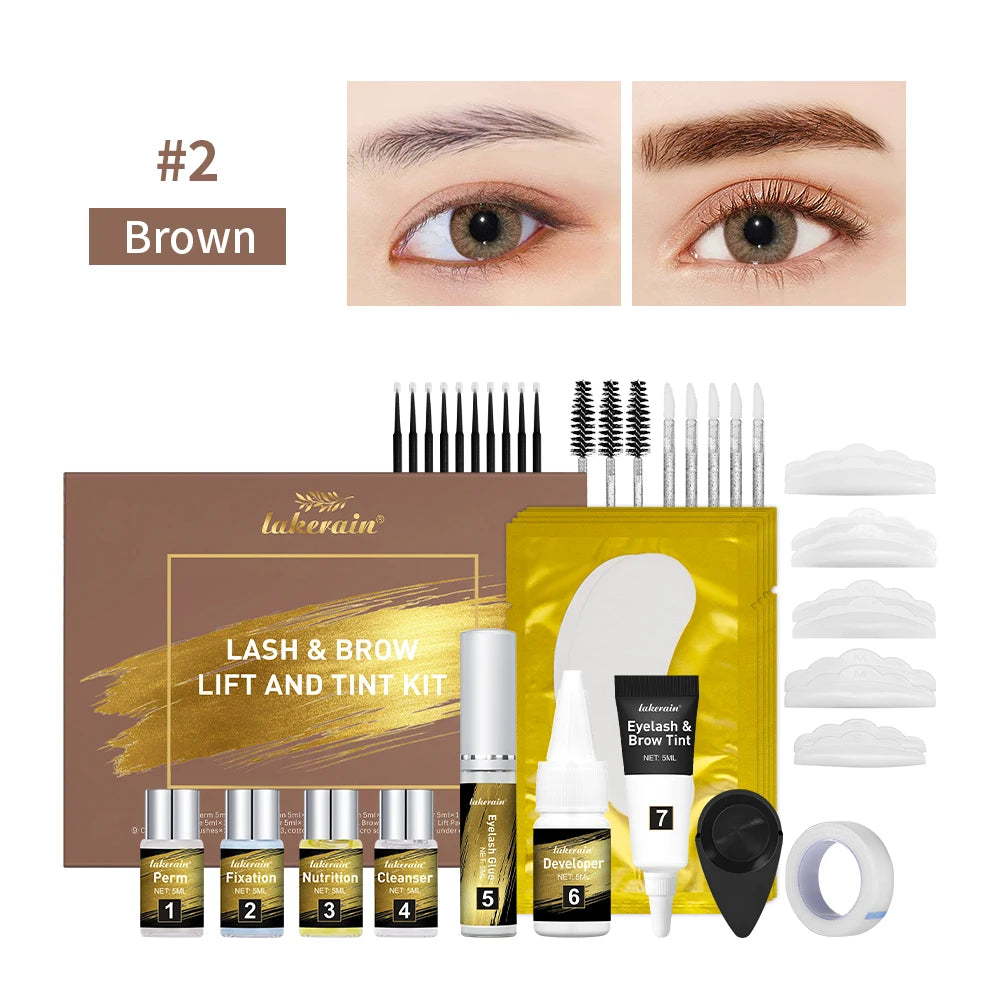 Professional Eyelash Lifting and Eyebrow Tinting Kit - 19