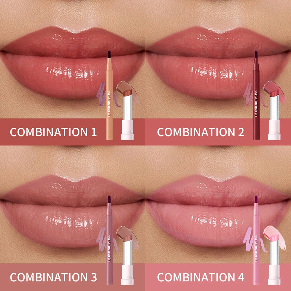 Hydrating Lip Liner and Glow Balm Makeup Kit