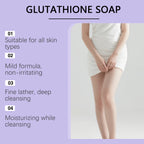 Lavender Cleansing Soap Bar for Oil Control and Skin Brightening