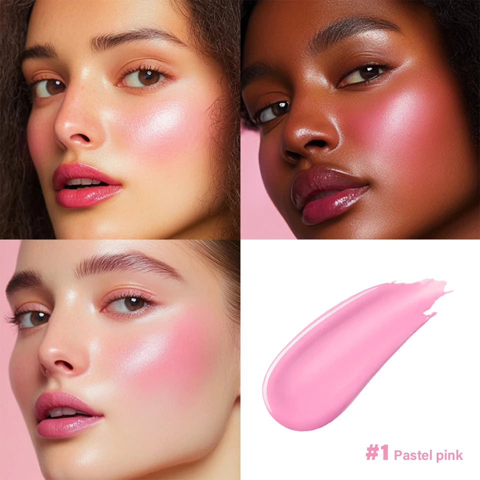 Liquid Blush Stick with Sponge Tip for Cheeks