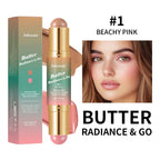 Dual-Ended Cream Blush and Bronzer Makeup Stick