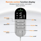 Electric Lumbar Traction Back Stretcher with Vibration Massage