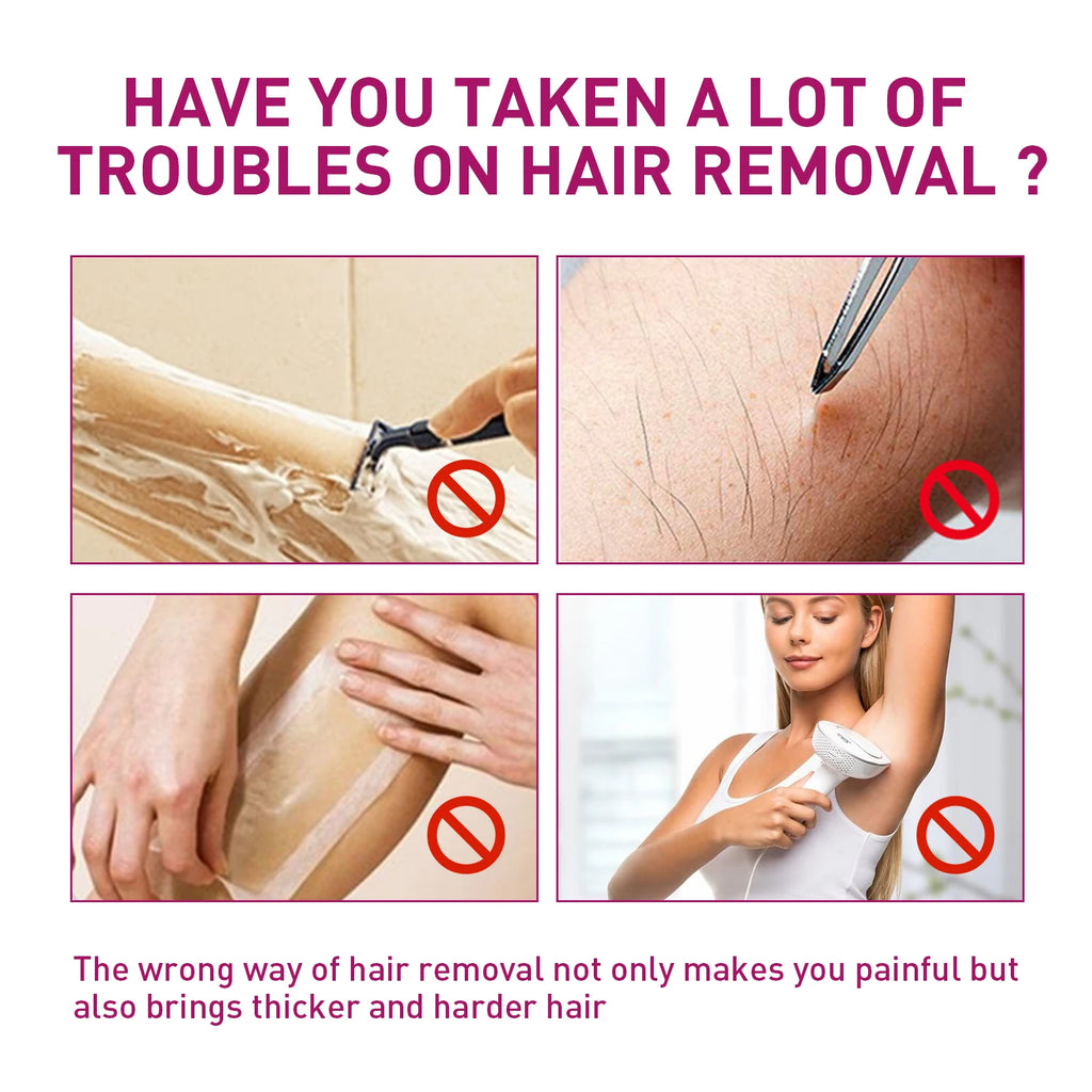 Painless Gentle Hair Removal Cream for Men and Women