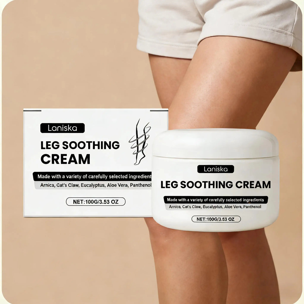 Moisturizing Leg Soothing Cream for Muscle Relaxation