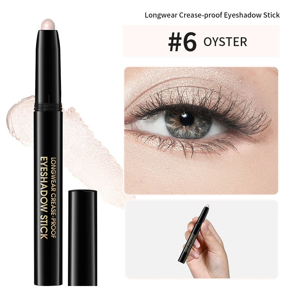 Waterproof Shimmer Pearlescent Eyeliner and Eye Brightener Pencil