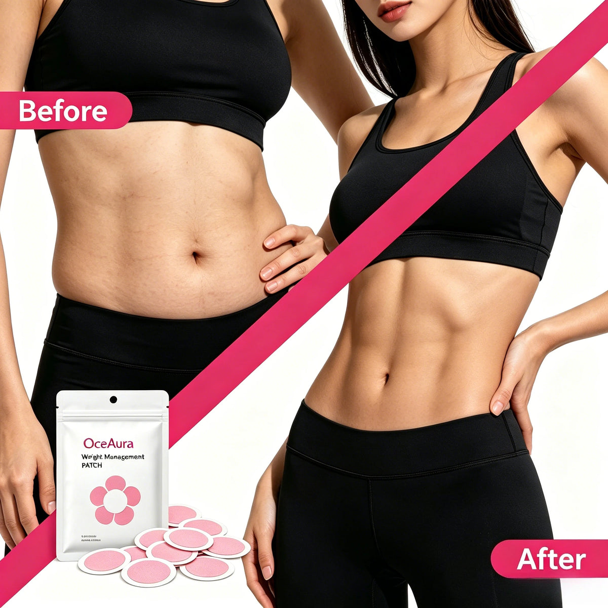 Natural Herbal Belly Slimming Patches for Body Shaping