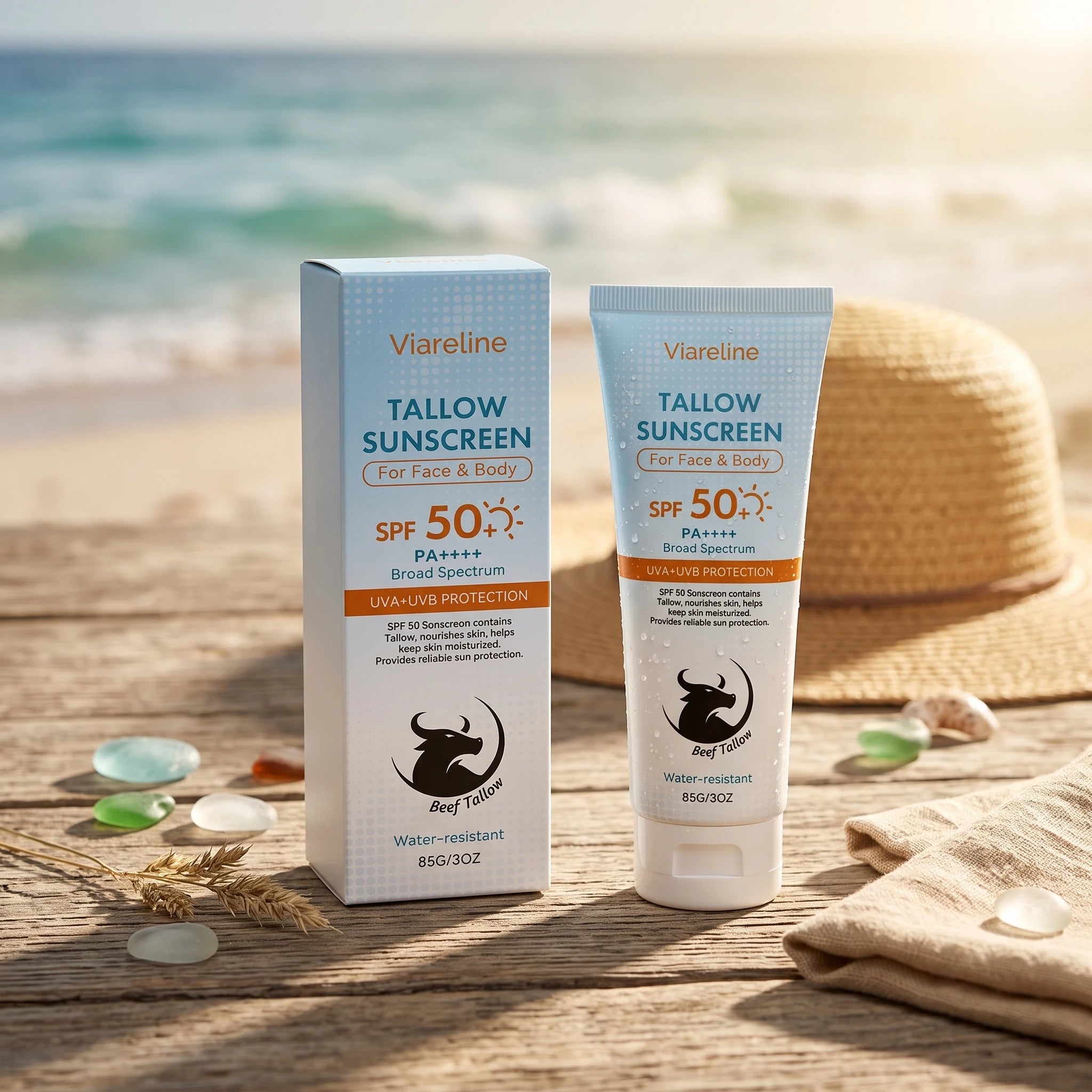 SPF 50 Tallow Sunscreen for Face and Body - 3
