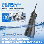 Rechargeable Cordless Water Flosser for Teeth Deep Cleaning