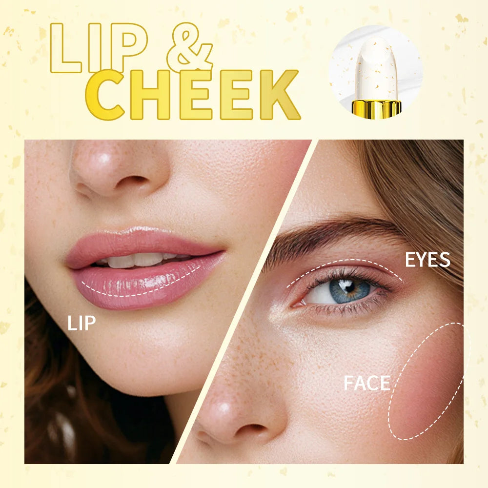 24K Gold Color-Changing Moisturizing Lip Balm - 4