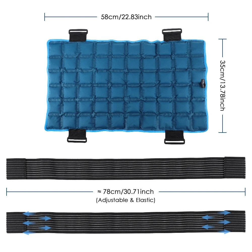 Reusable Hot and Cold Therapy Wrap for Back and Joints