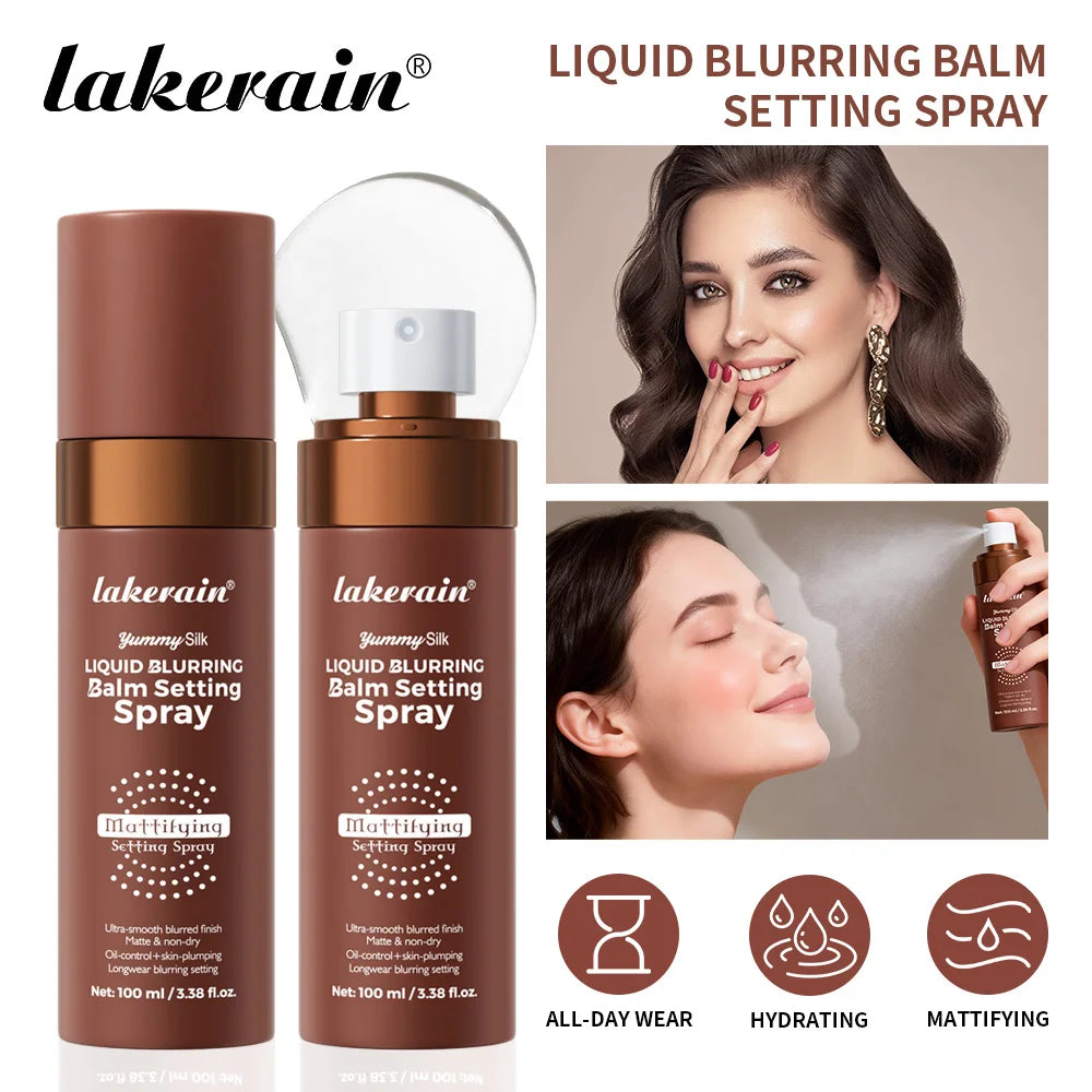 Long-Lasting Oil Control Liquid Blurring Matte Makeup Setting Spray