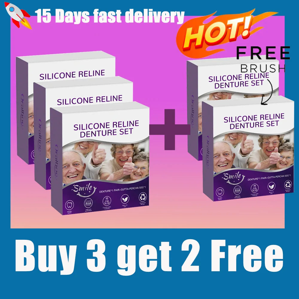 Professional Denture Reline and Comfort Fit Kit