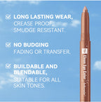 Waterproof Shimmer Pearlescent Eyeliner and Eye Brightener Pencil