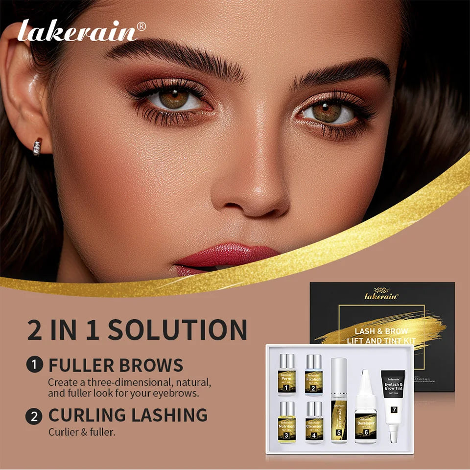 Professional Eyelash Lift and Brow Lamination Tinting Kit