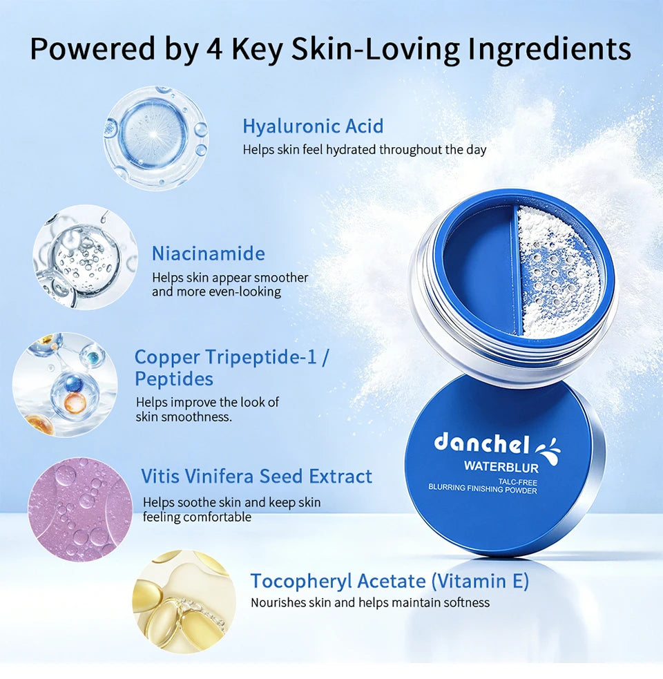 Oil-Control Blurring Setting Powder for Flawless Matte Finish - 12