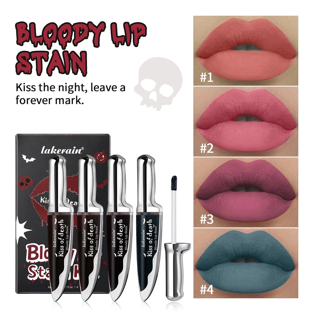 Long-Lasting Bloody Lip Stain for Halloween and Gothic Makeup - 9