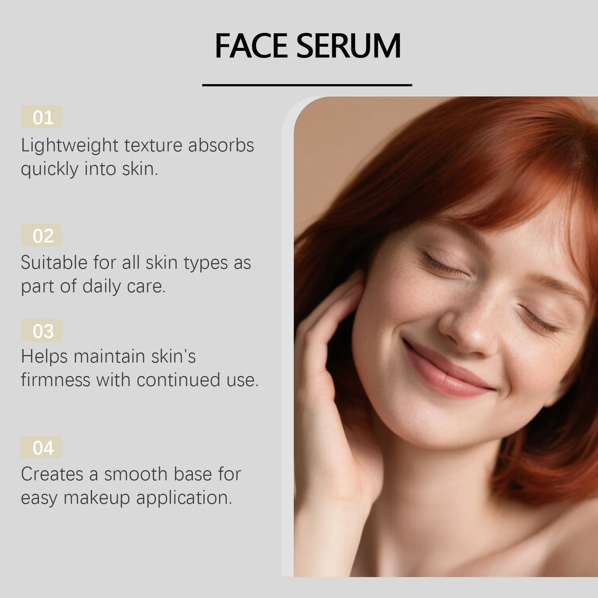 Niacinamide Hydrating Face Serum for Brightening and Skin Repair