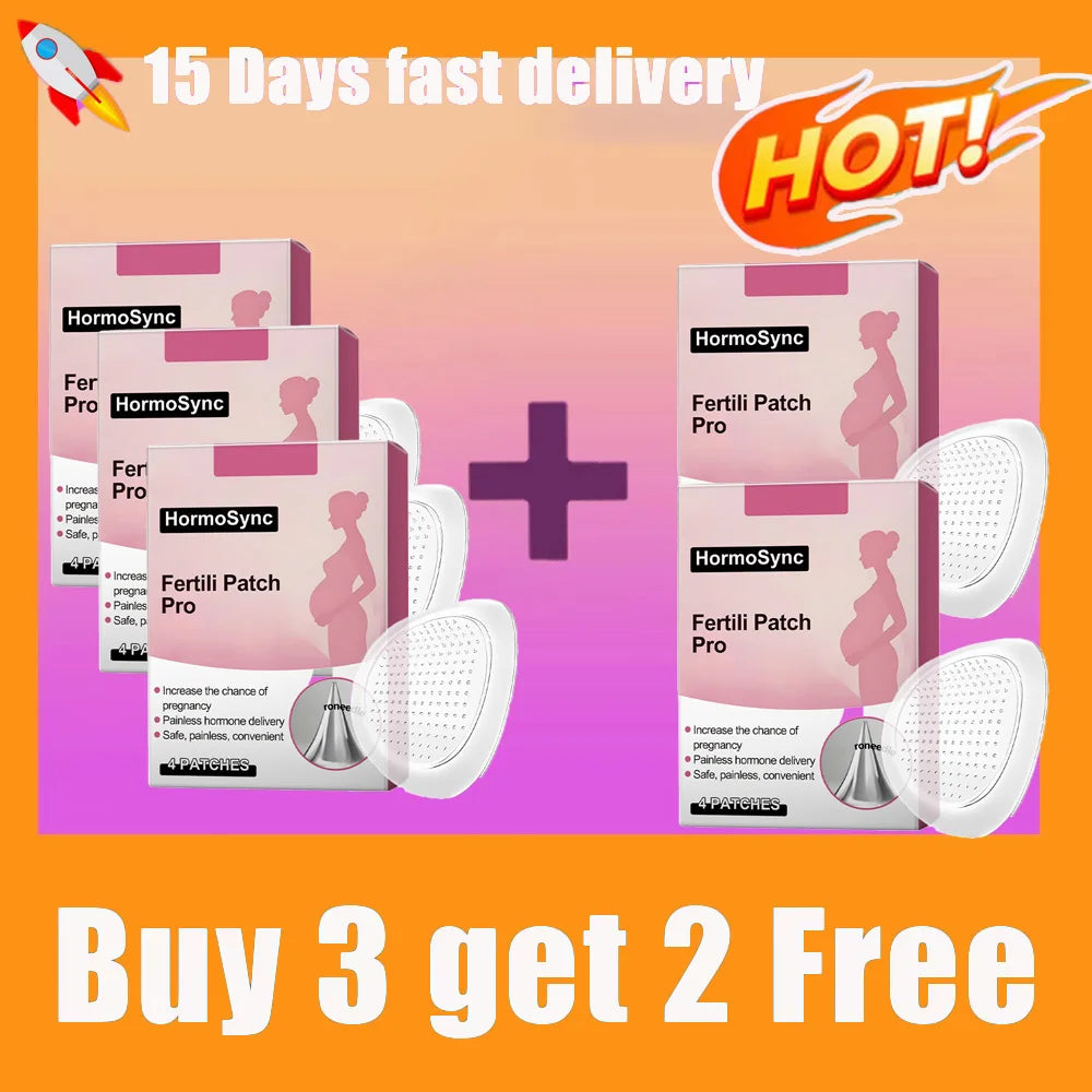 Fertility Support Patches for Ovarian Health and Pregnancy Preparation