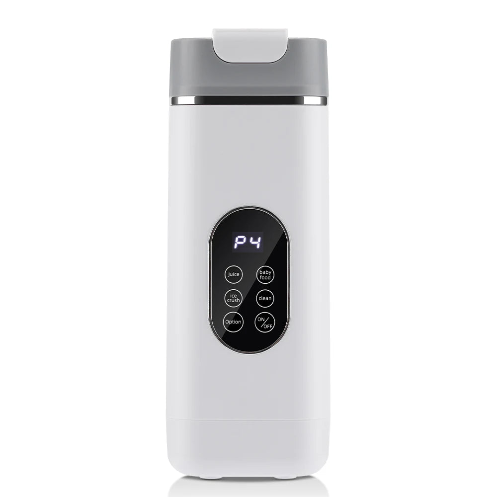 Portable 12-Blade Electric Juicer Cup with Digital Display
