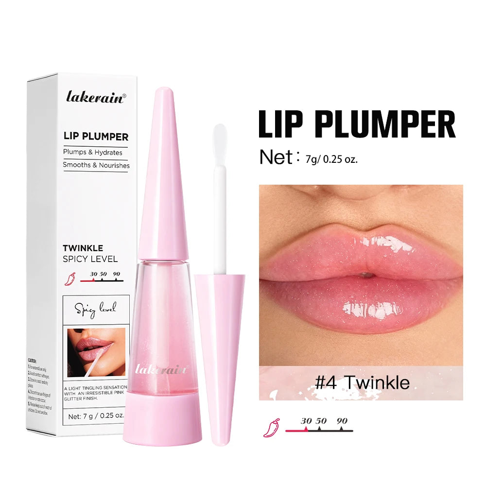 Volumizing Lip Plumper Serum with High-Shine Hydrating Finish