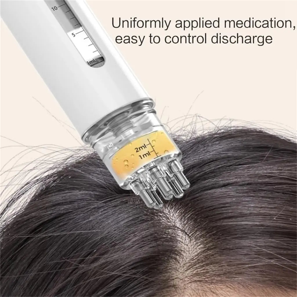 Portable Scalp Massager and Hair Oil Applicator