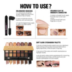 3-Piece Professional Eye Makeup Essentials Kit