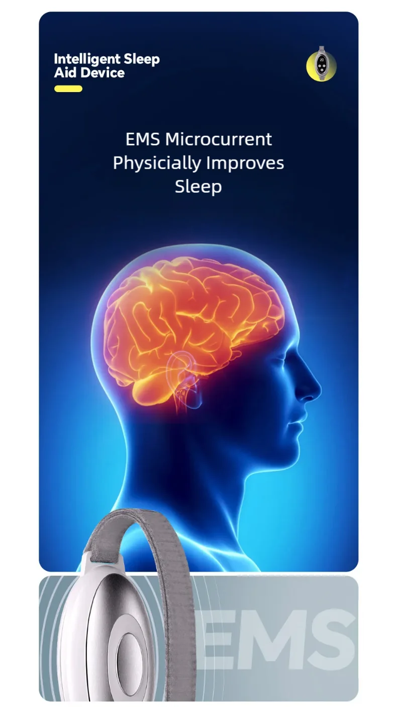 Microcurrent Sleep Aid and Anxiety Relief Device