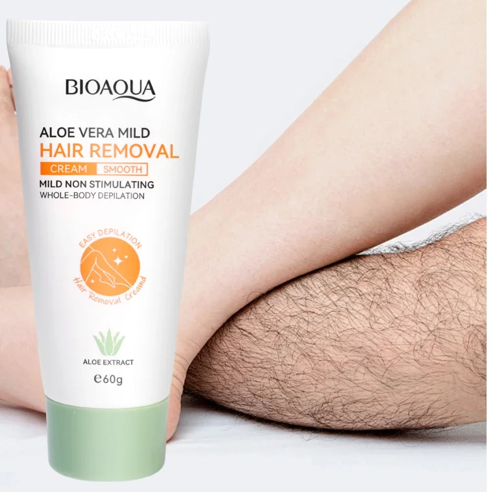Painless Gentle Hair Removal Cream for Sensitive Skin
