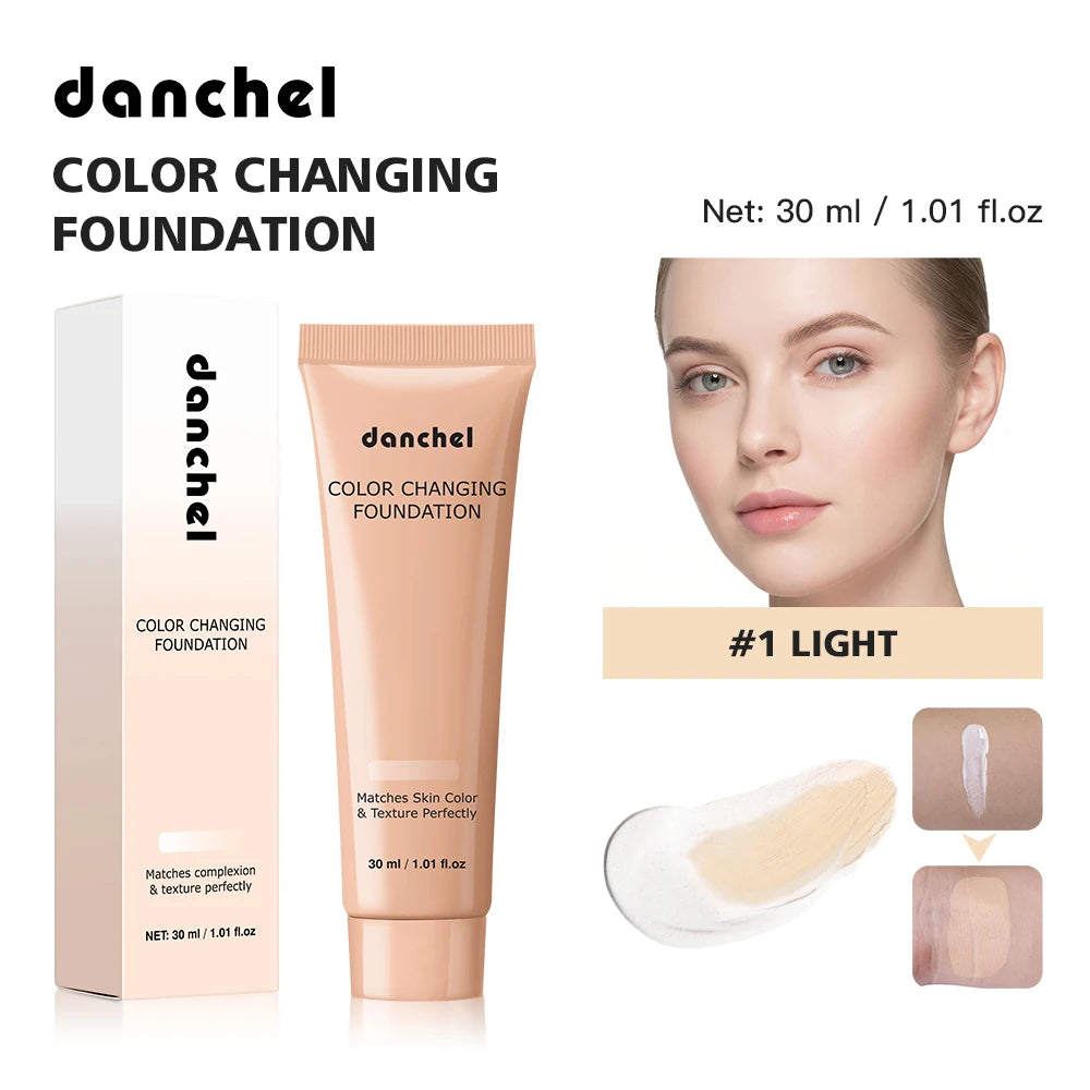 Color-Changing Liquid Foundation for Flawless Even Skin Tone - 22