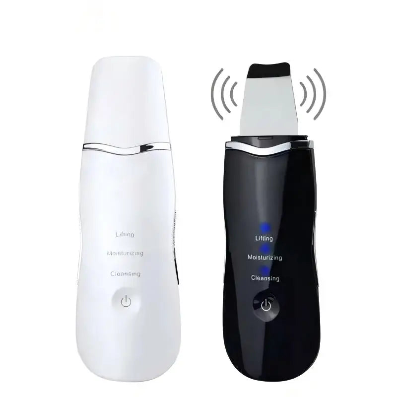 3-in-1 Ultrasonic Facial Skin Scrubber and Pore Cleaner