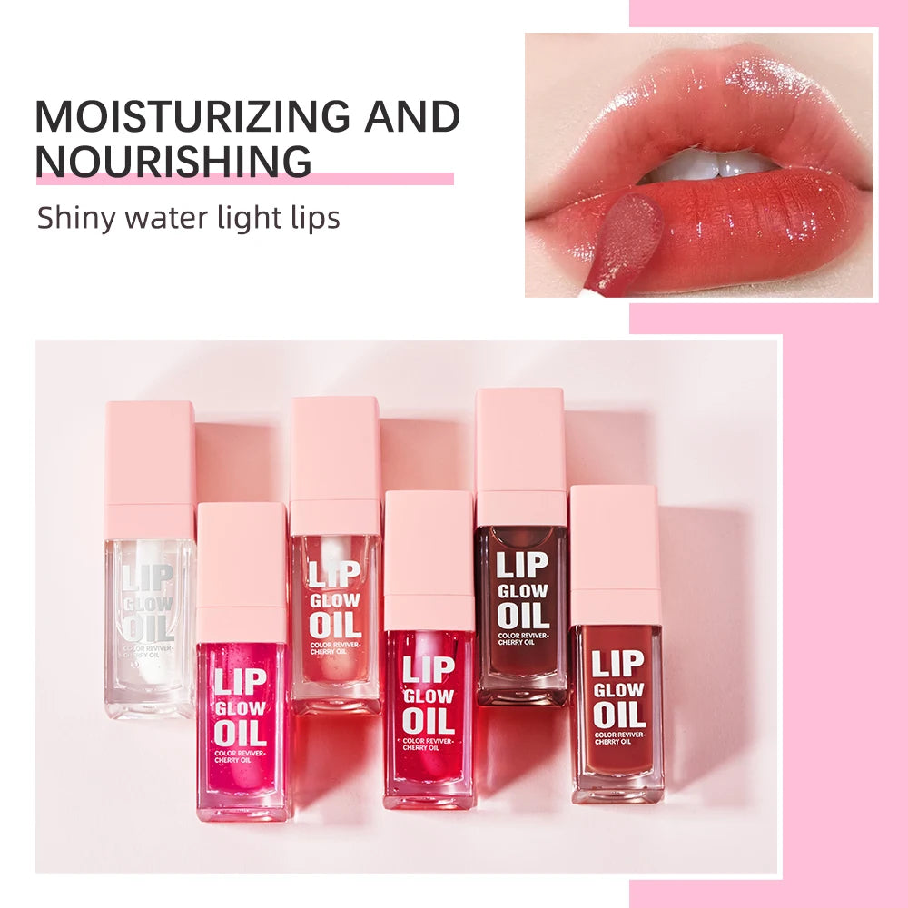 Hydrating Mirror-Finish Lip Glow Oil for Nourished, Shiny Lips