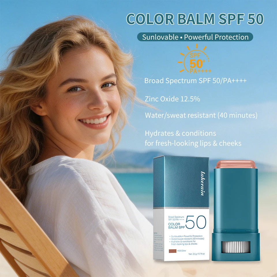 Hydrating SPF 50 Tinted Sunscreen Blush Stick