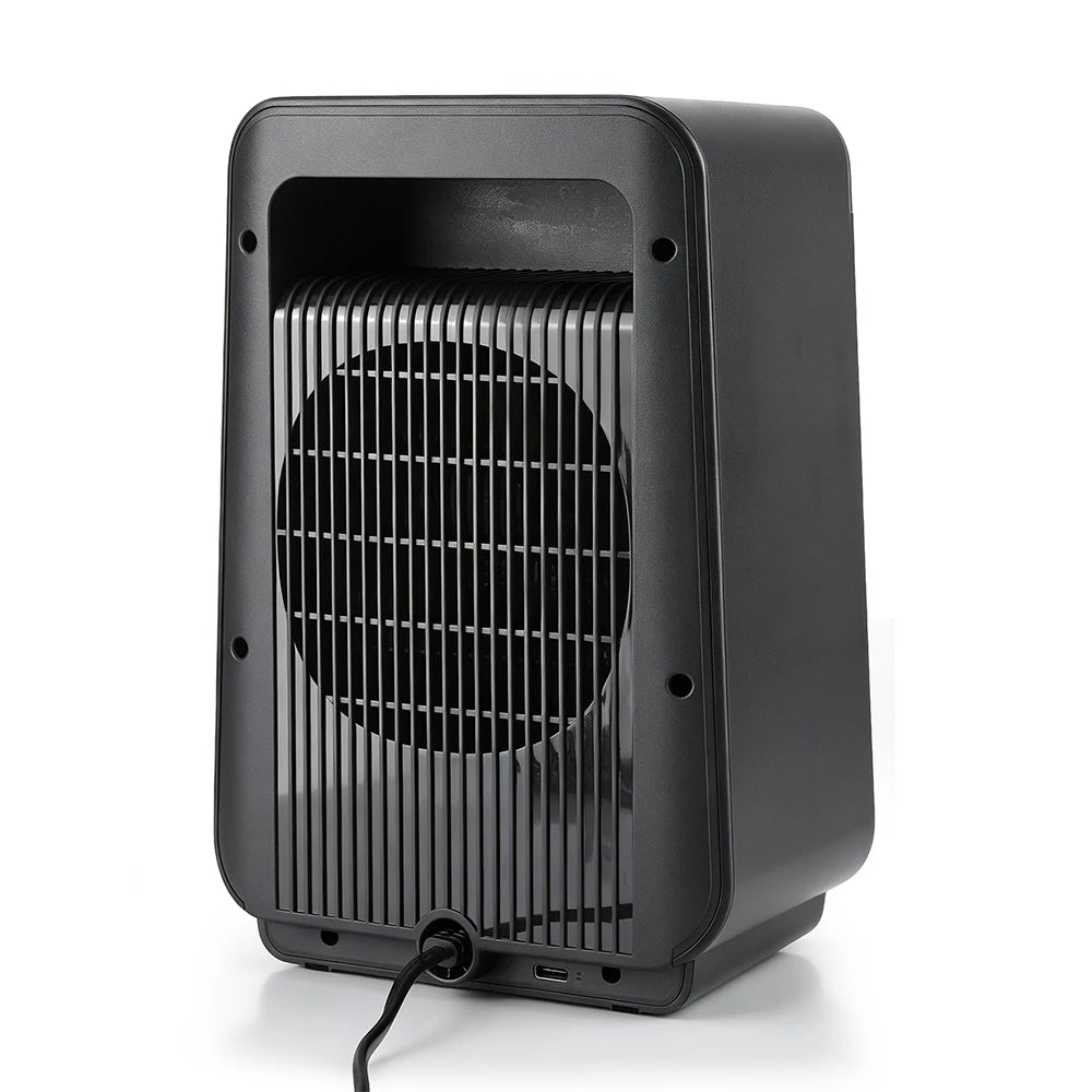 Portable PTC Ceramic Space Heater with Ambient Light and Timer