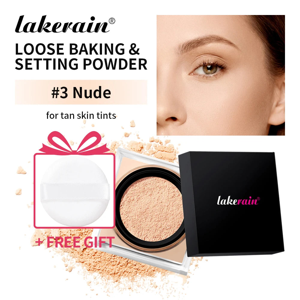 Matte Long-Lasting Waterproof Setting and Baking Loose Powder