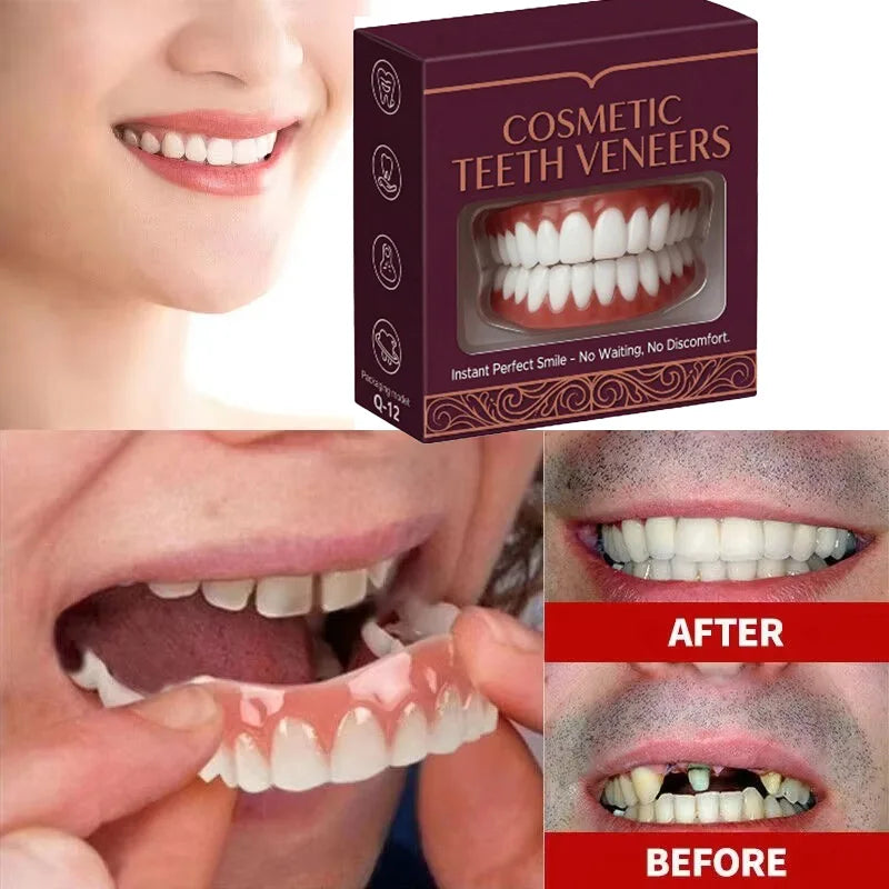 Realistic Cosmetic Silicone Dentures for an Instant Perfect Smile