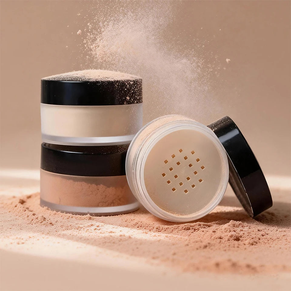 Translucent Loose Setting Powder for Matte Makeup Finish