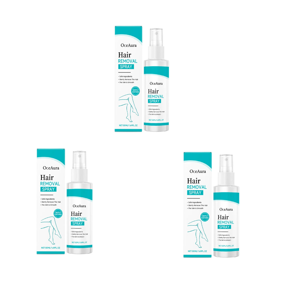 Painless Body Hair Removal Spray for Smooth Skin