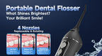Rechargeable Cordless Water Flosser for Teeth Deep Cleaning